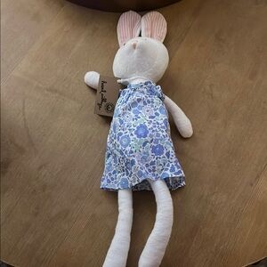 Hazel Village Penelope Rabbit with H monogram - NWT
